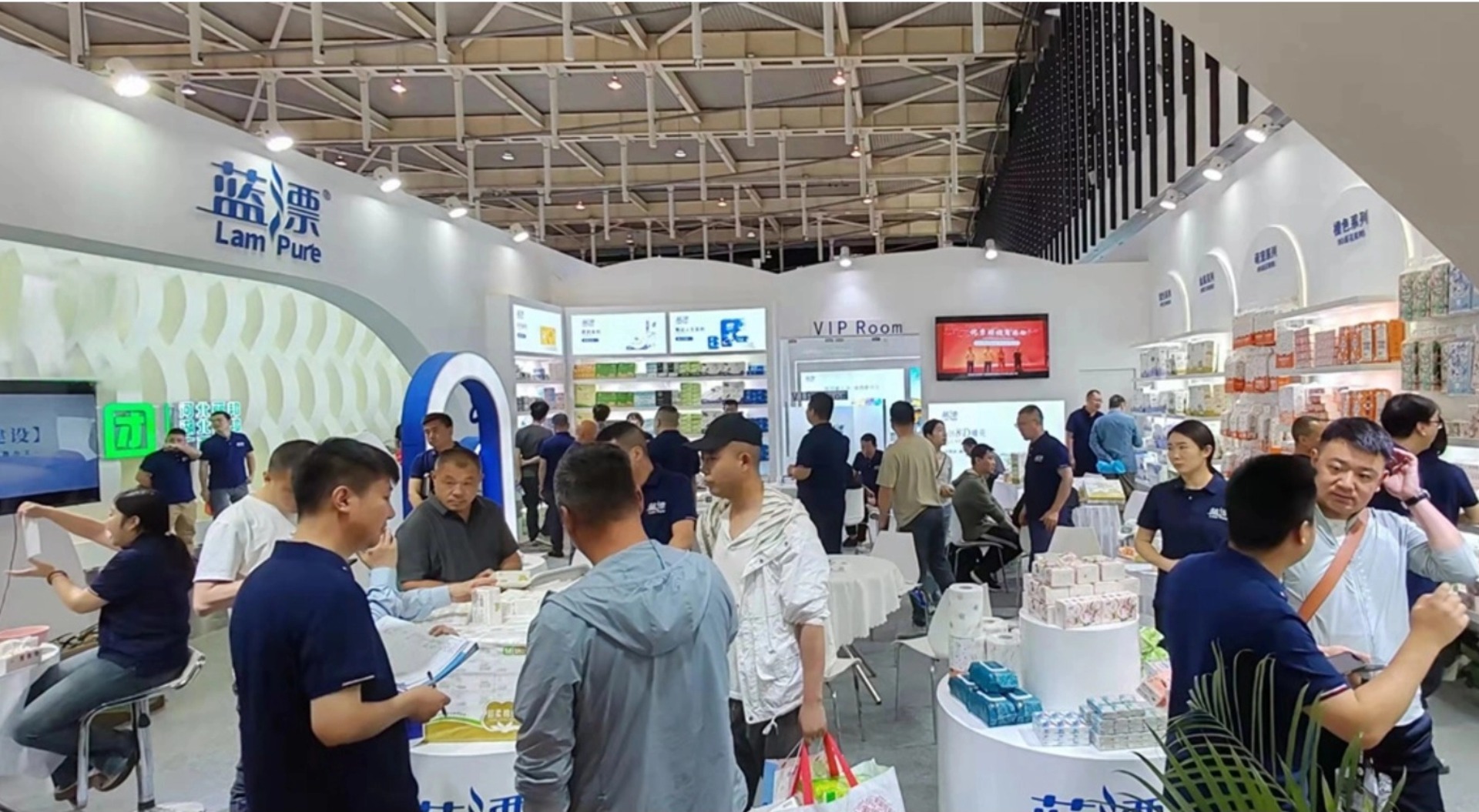 火热现场|蓝漂携新品精彩亮相第31届生活用纸国际科技展览会